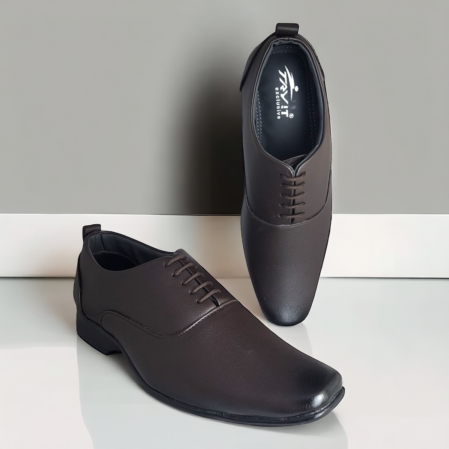 TRY IT 9122 BROWN Men's Casual/Partyware Shoes