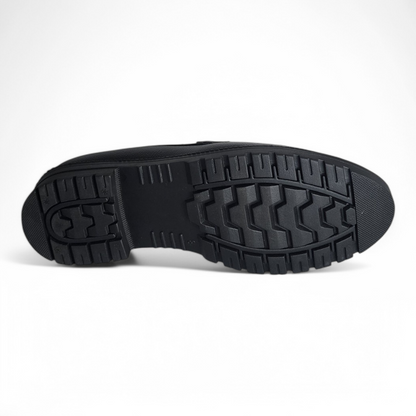 TRY IT 5808 BLACK Men's Loafers Shoes