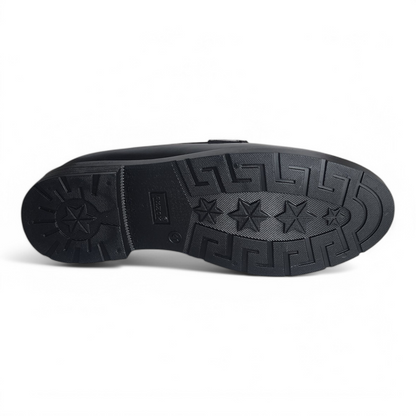 P&G 0304 BLACK Men's Loafers Shoes