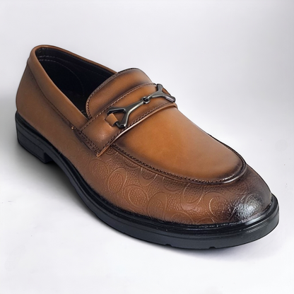 P&G 0307 TAN Men's Loafers Shoes