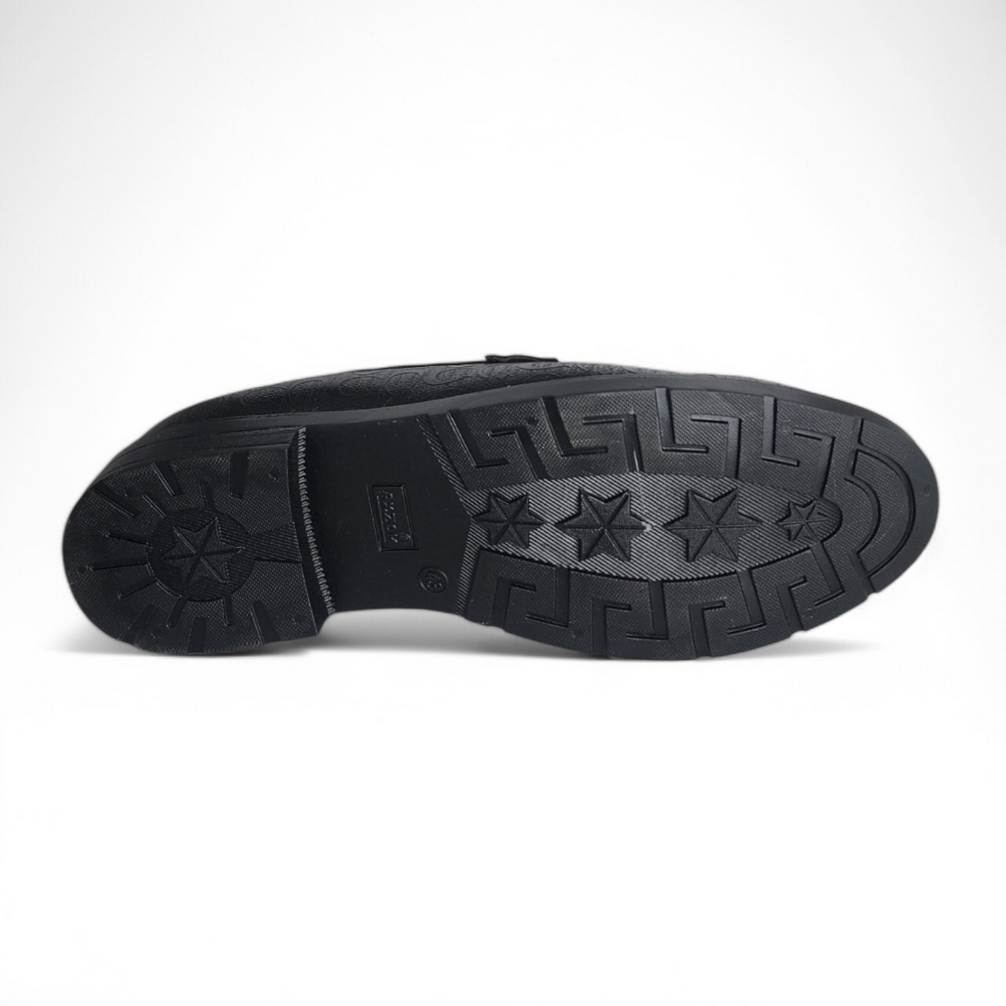 P&G 0307 BLACK Men's Loafers Shoes