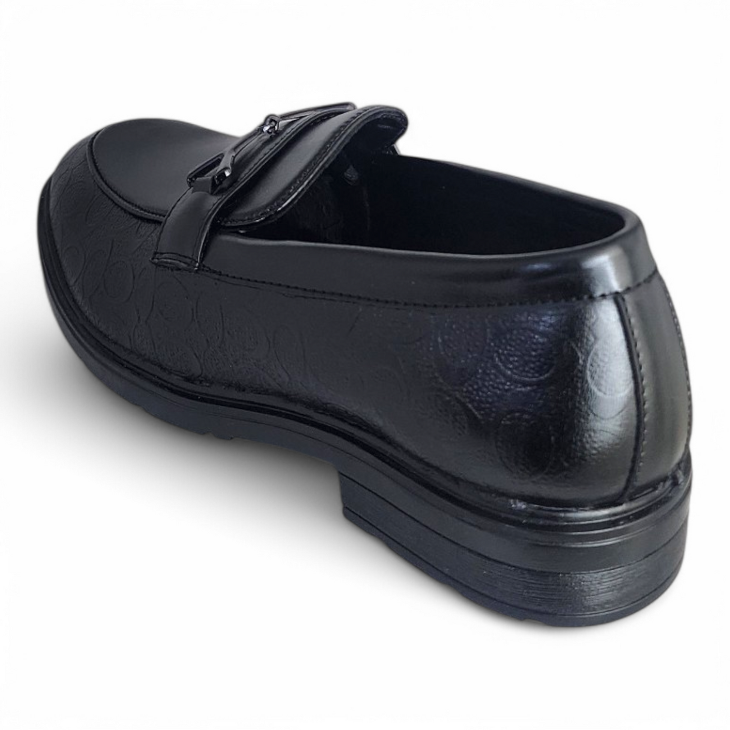 P&G 0307 BLACK Men's Loafers Shoes