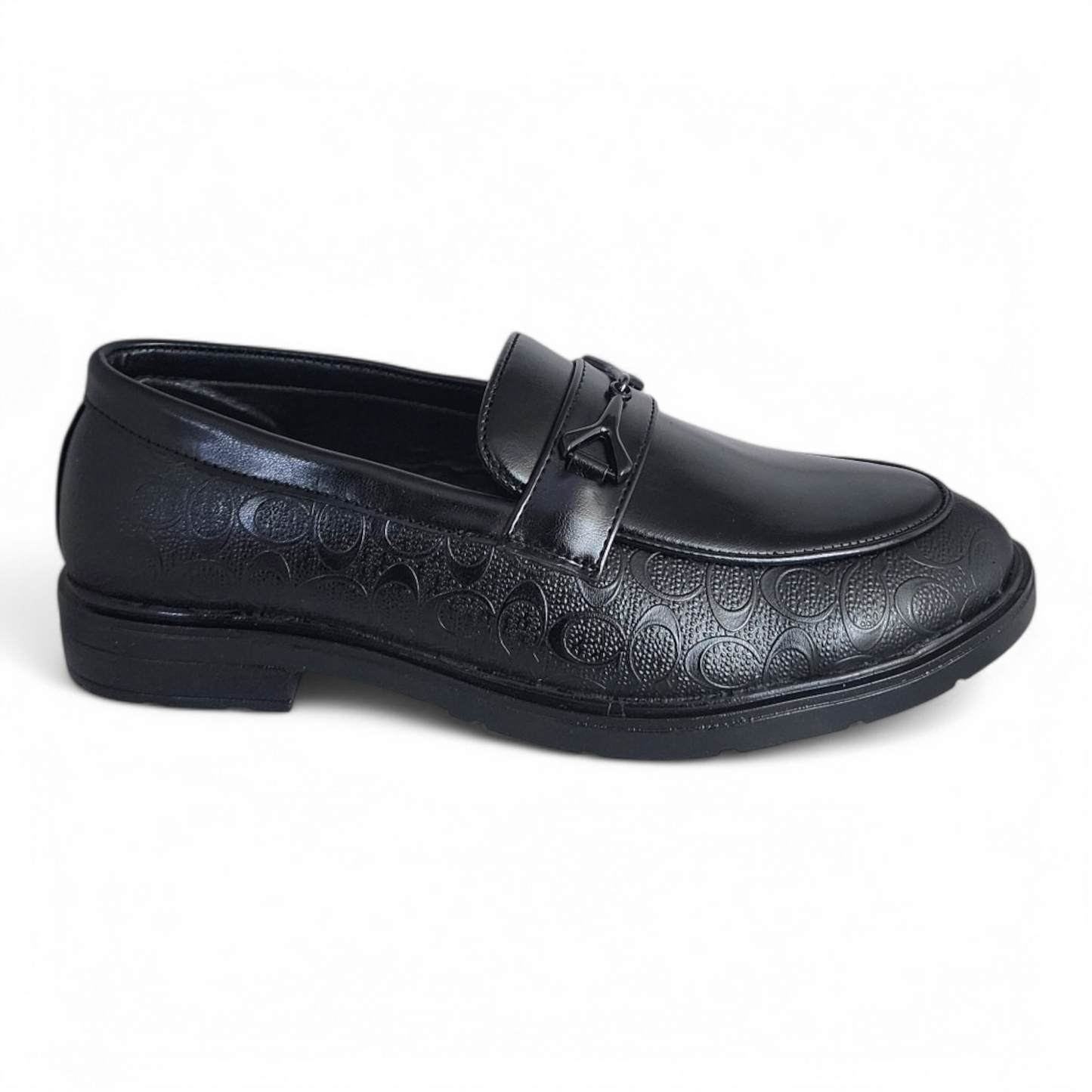 P&G 0307 BLACK Men's Loafers Shoes