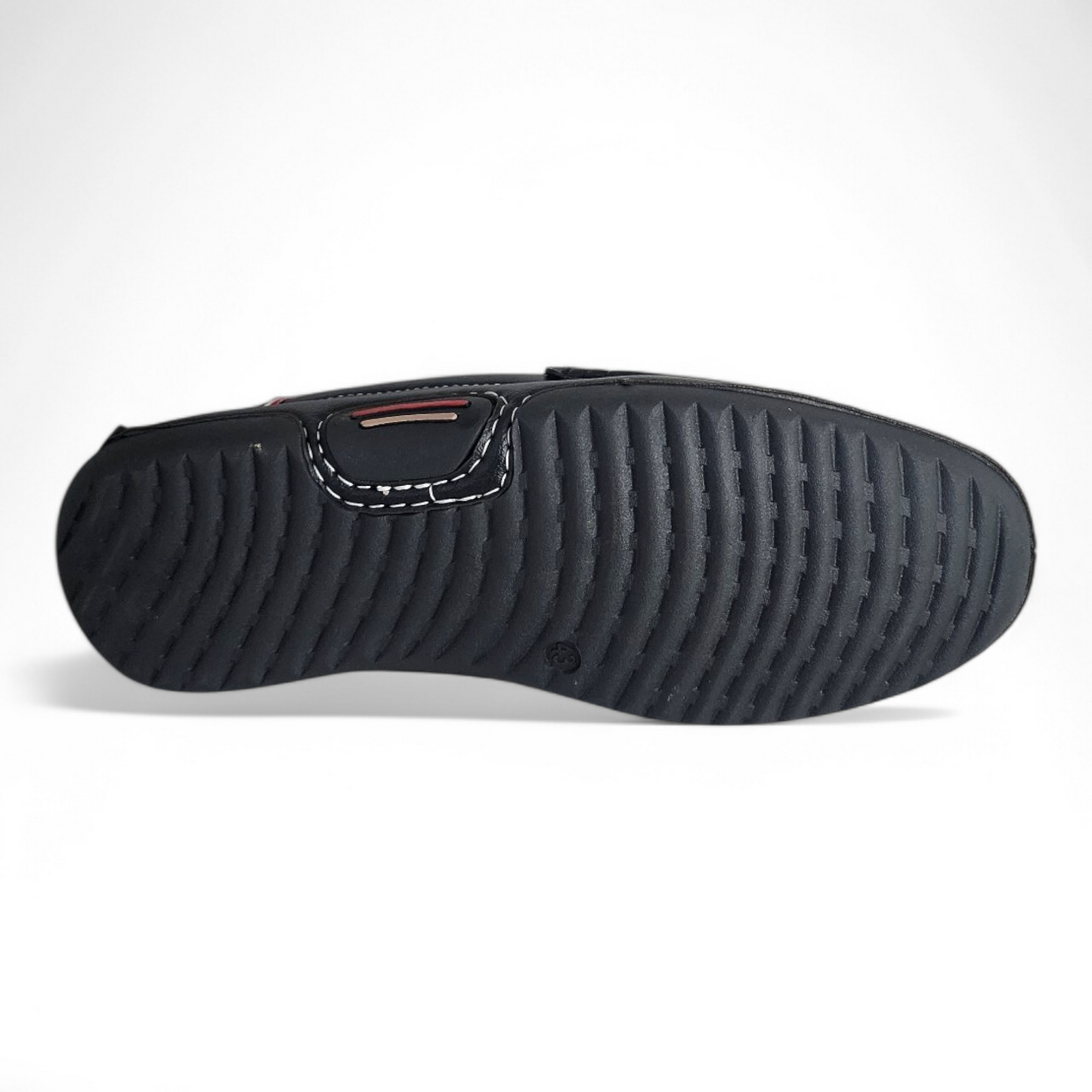P&G 2112 BLACK Men's Loafers Shoes