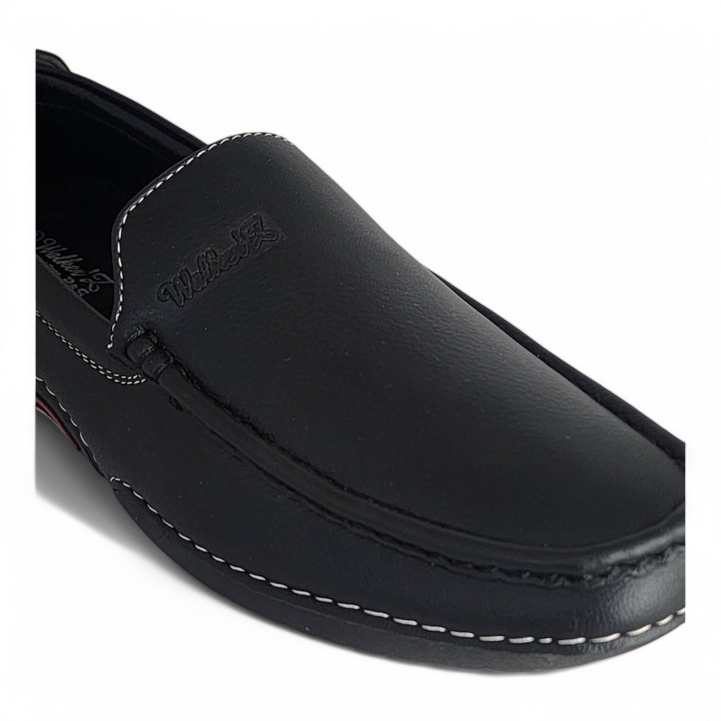 P&G 2112 BLACK Men's Loafers Shoes