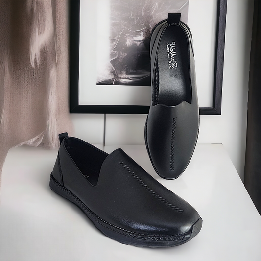P&G 6006 BLACK Men's Mojadi/Casual Shoes