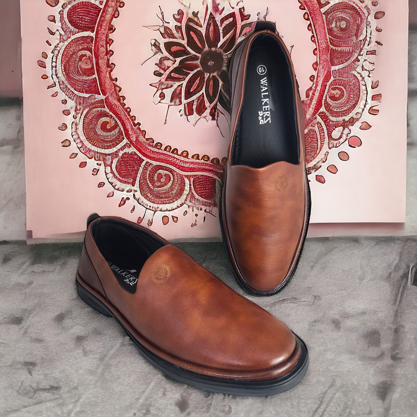 P&G 7504 TAN Men's Mojadi/Casual Shoes