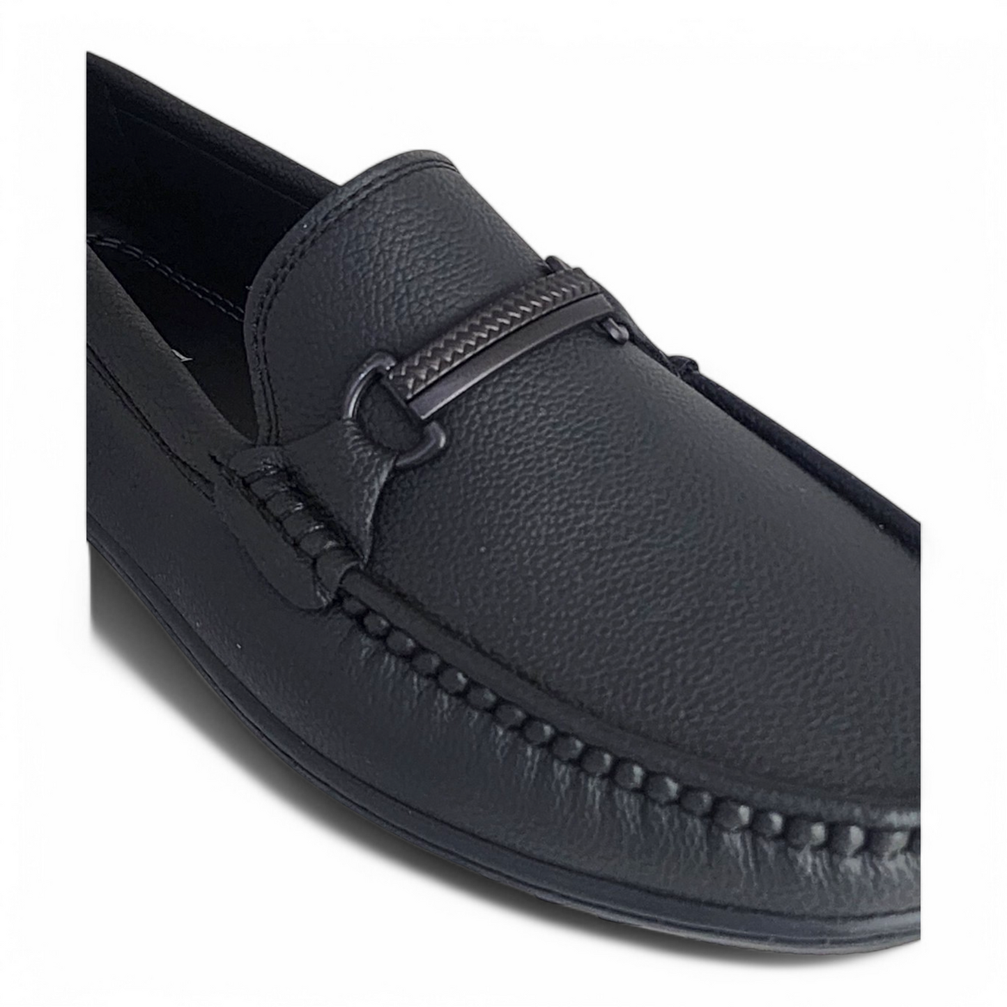 P&G 8318 BLACK Men's Loafers Shoes