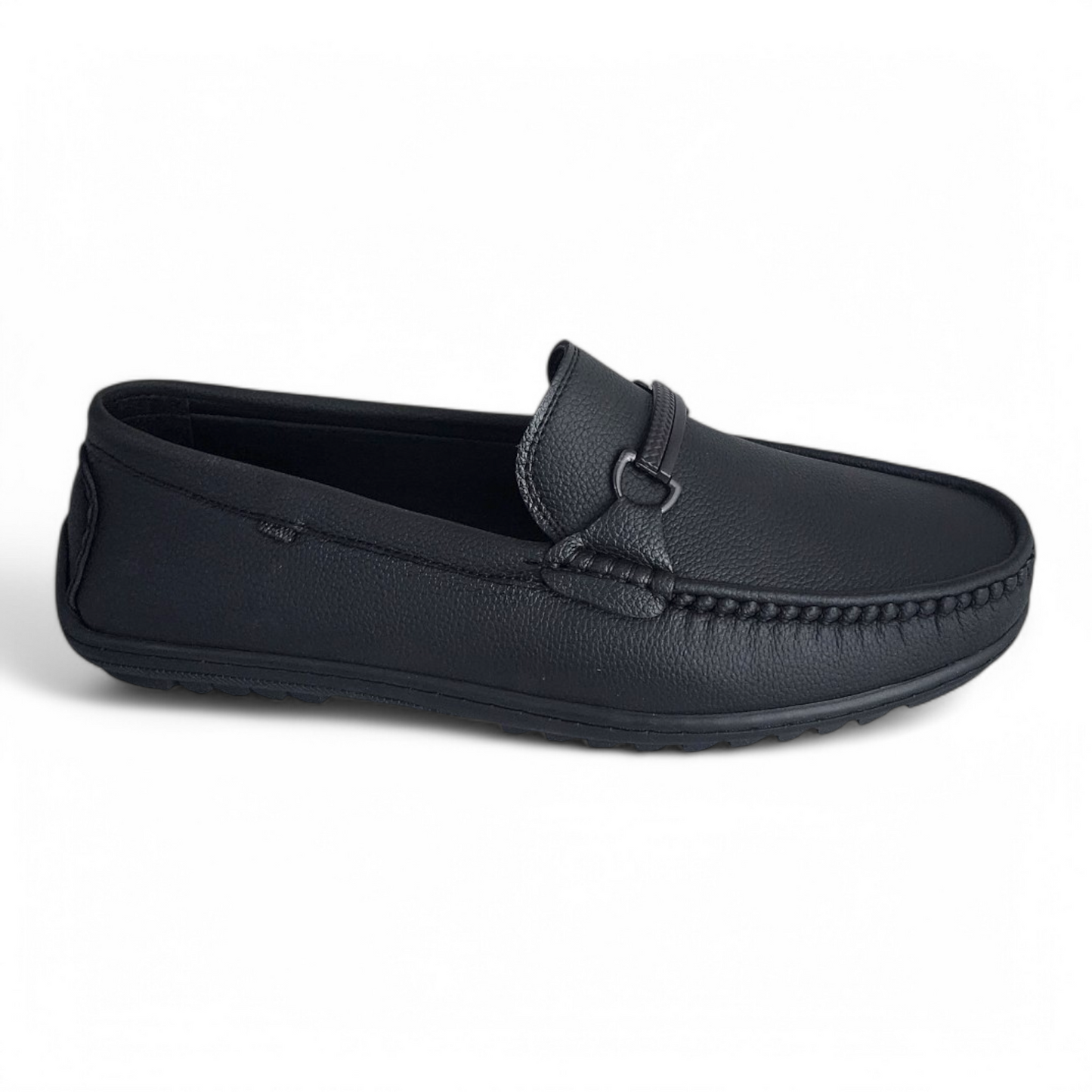 P&G 8318 BLACK Men's Loafers Shoes