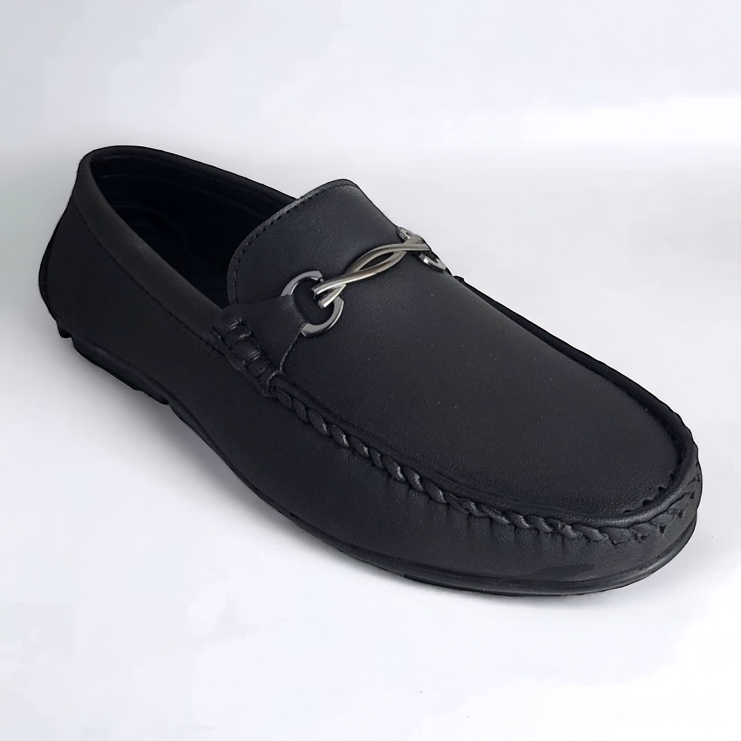 P&G BT864 BLACK Men's Loafers Shoes