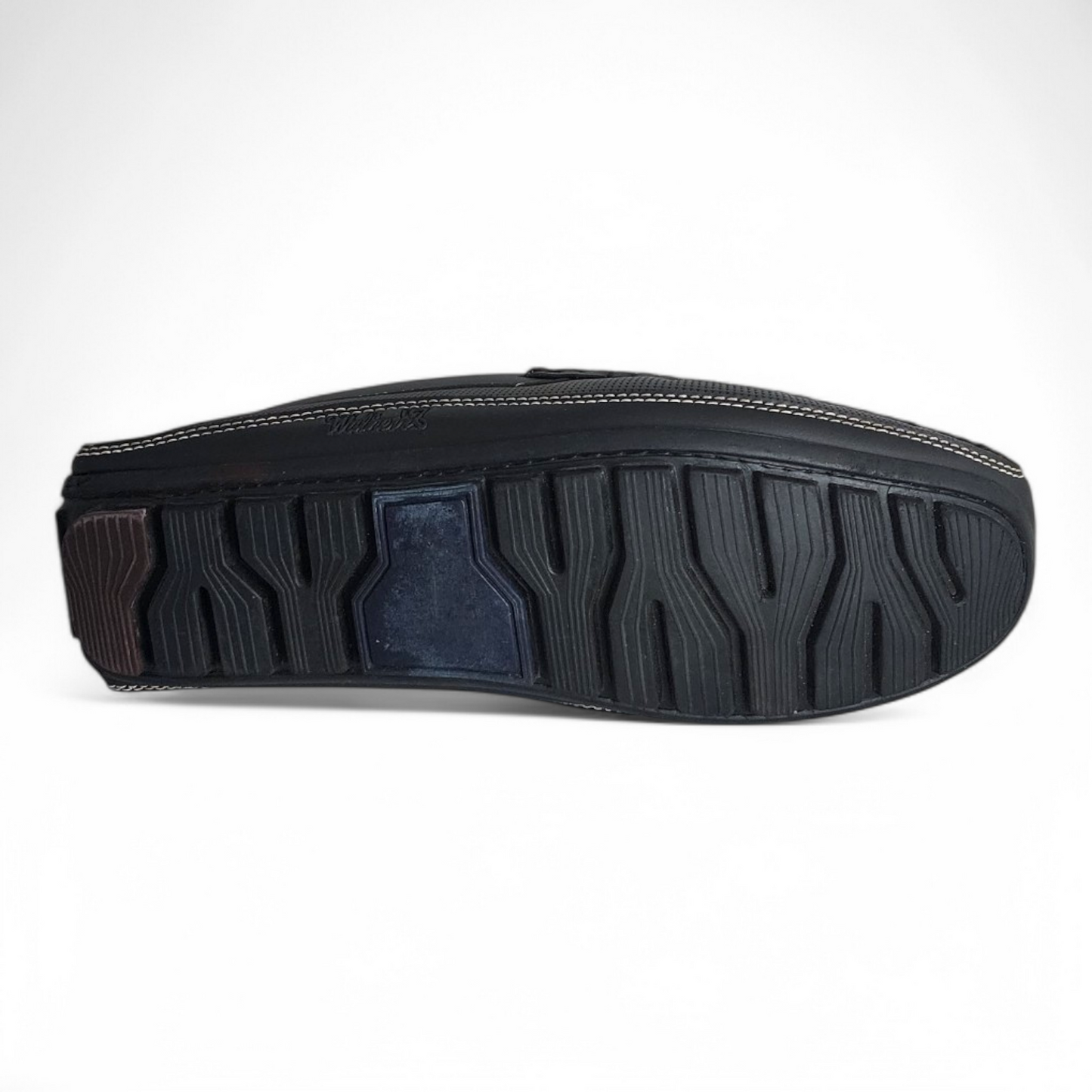 P&G N021 BLACK Men's Loafers Shoes