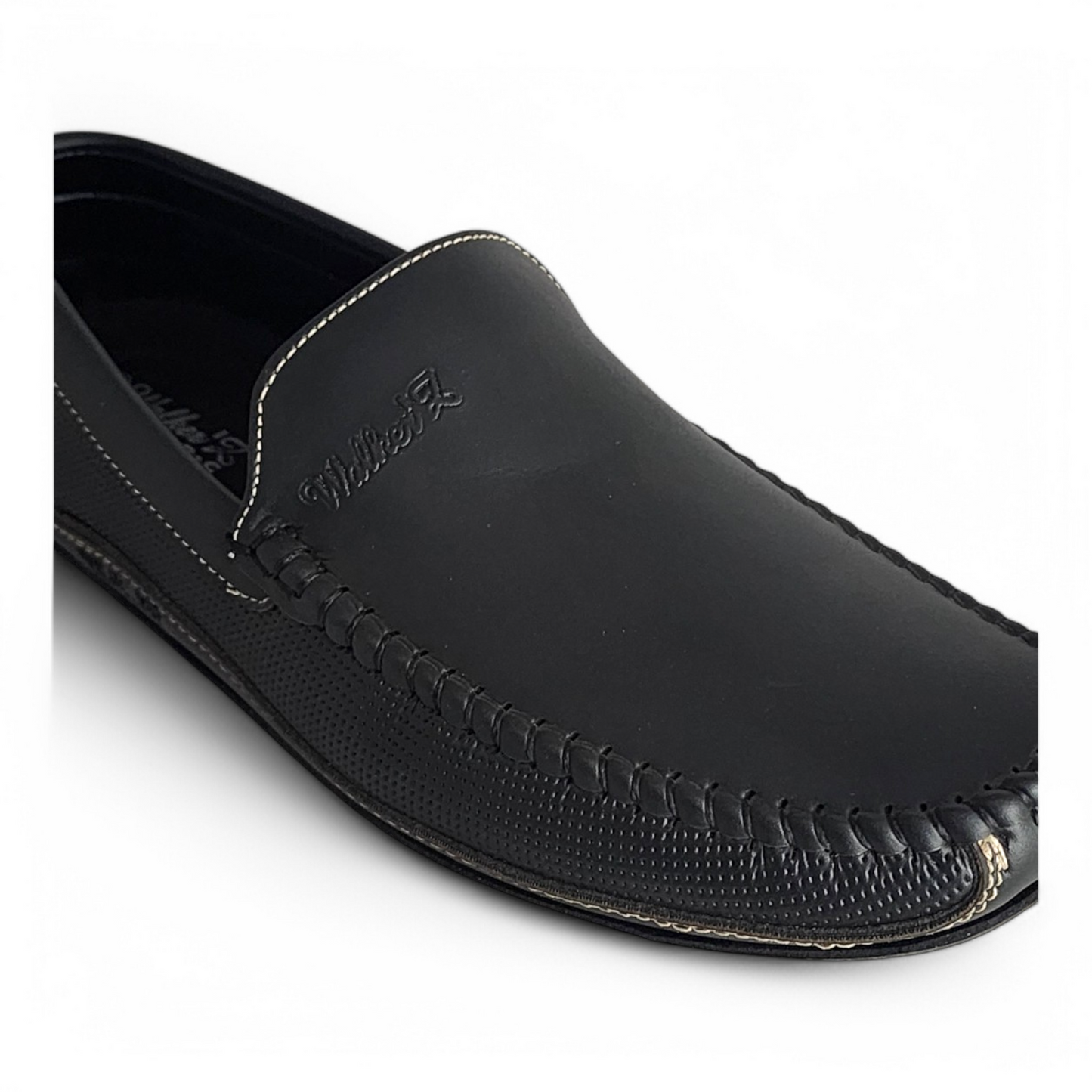 P&G N021 BLACK Men's Loafers Shoes