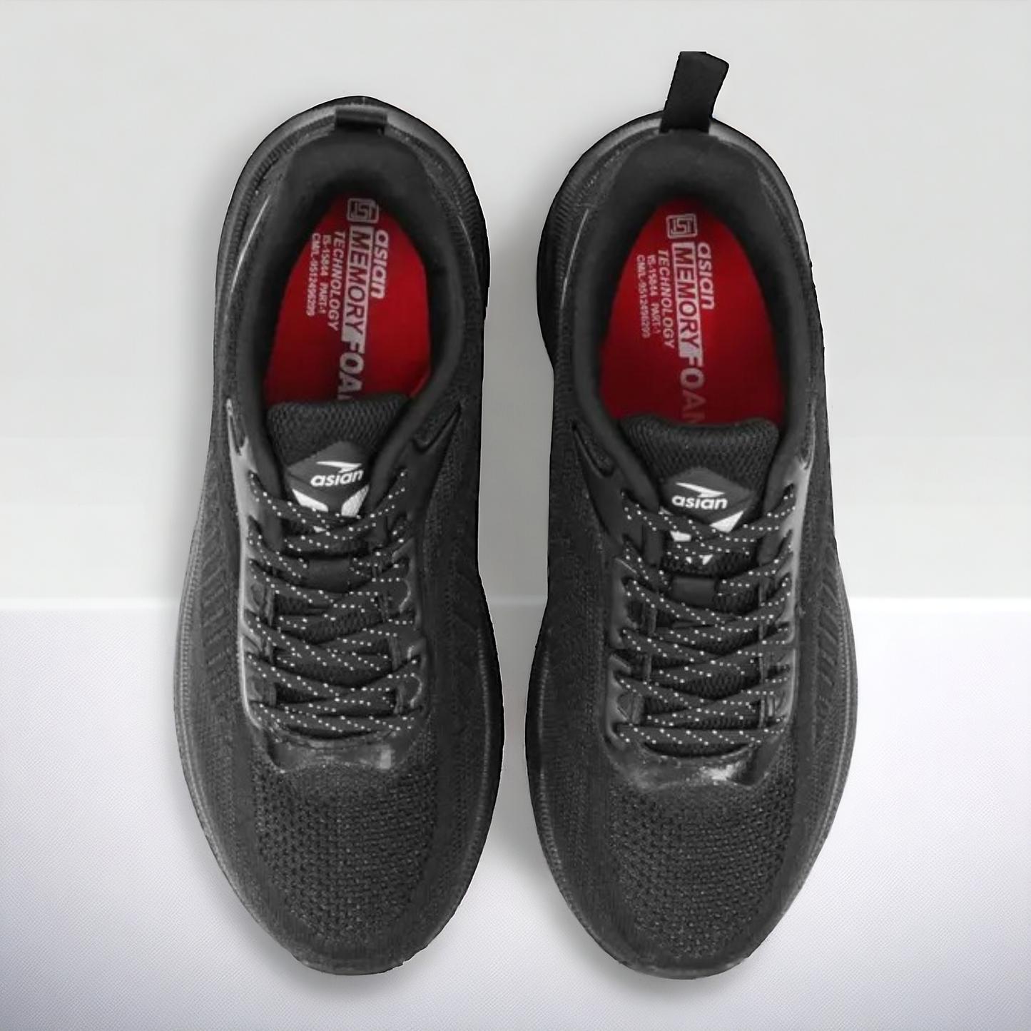 ASIAN POWERPLAY01 FULL BLACK Men's Sports Shoes