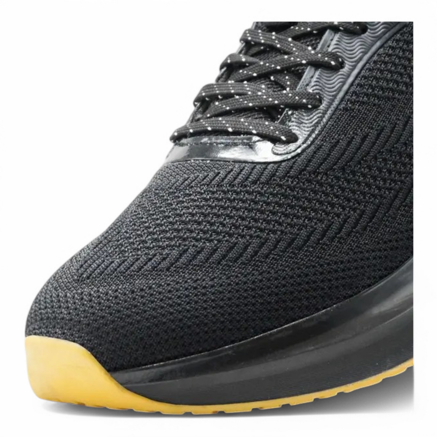 ASIAN POWERPLAY03 BLACK/MUSTARD Men's Sports Shoes
