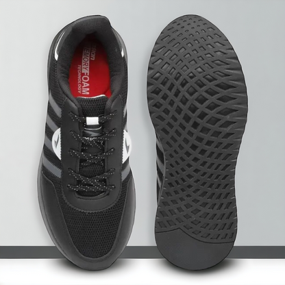 ASIAN TARGET02 BLACK/GREY Men's Sports Shoes