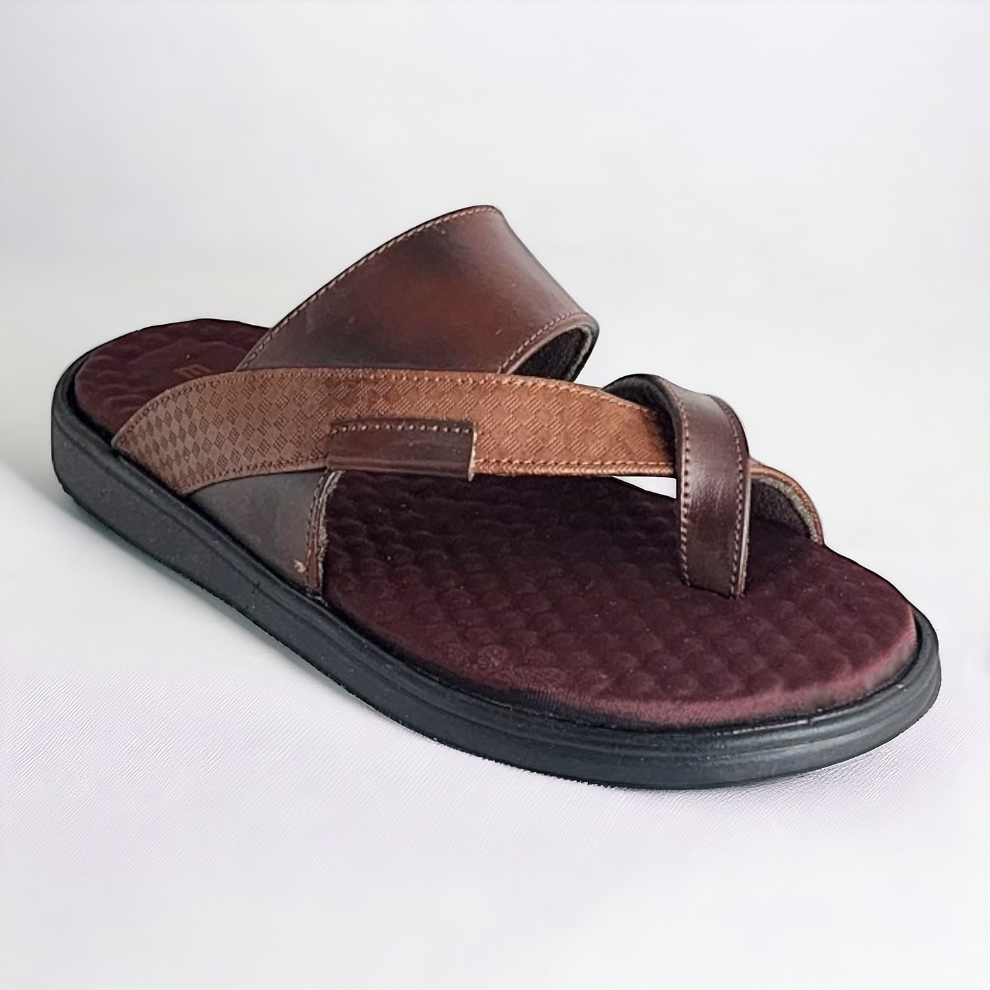 EAGLE JK8035373 BROWN Men's Cushion Leather Casual Chapple