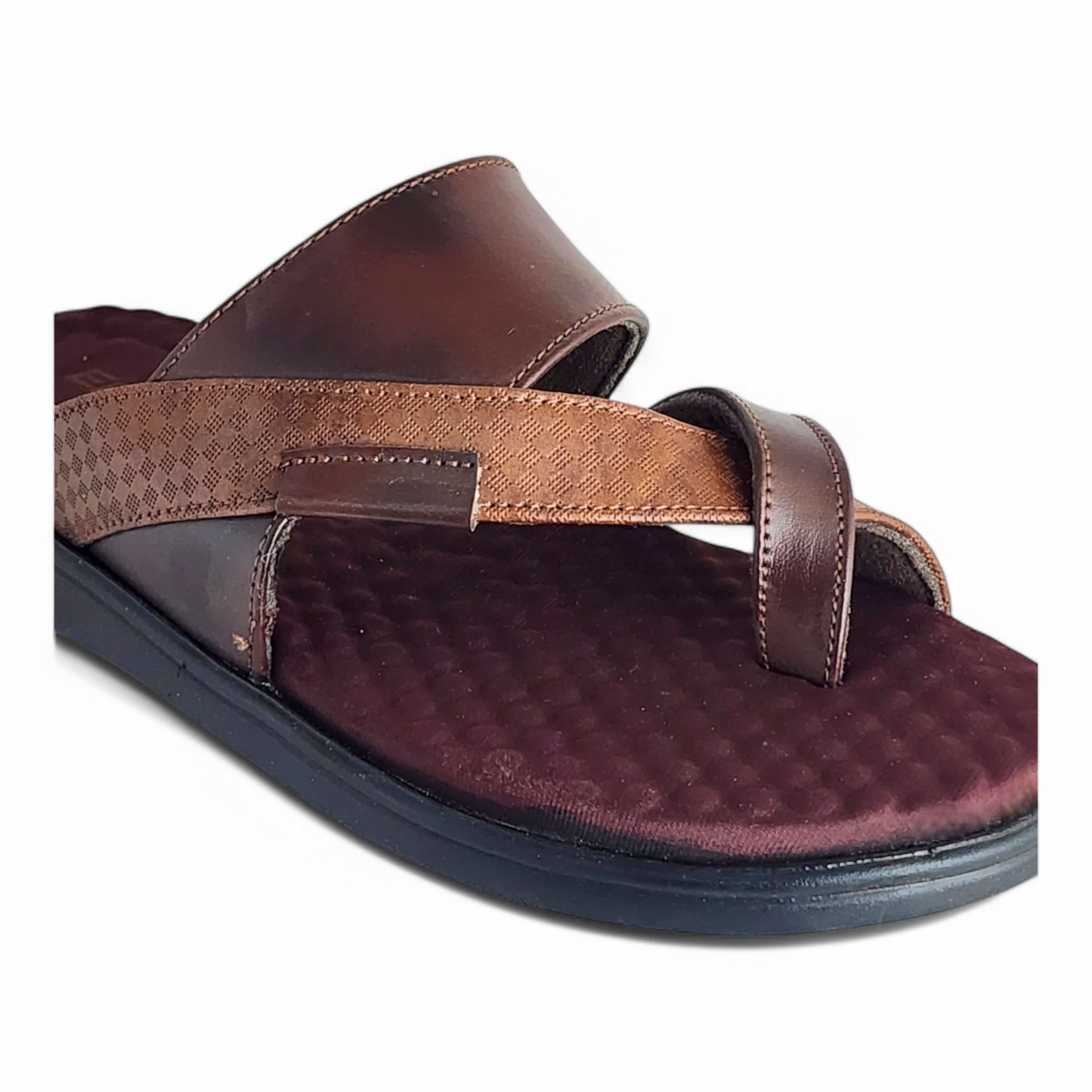 EAGLE JK8035373 BROWN Men's Cushion Leather Casual Chapple