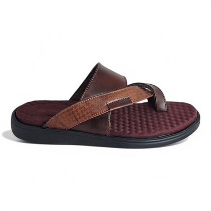 EAGLE JK8035373 BROWN Men's Cushion Leather Casual Chapple