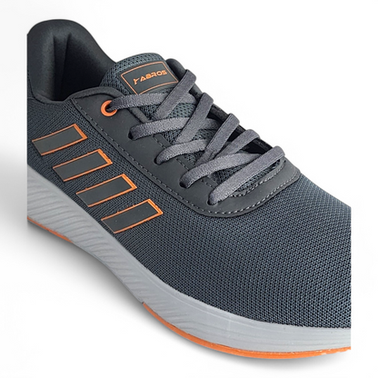 ABROS ASSG1112 GREY/ORANGE Men's Sports Shoes
