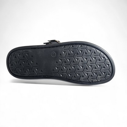 SKEROO 6401 BLACK Men's Leather Chapple