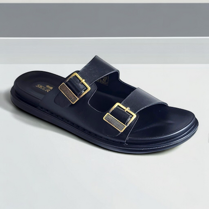 SKEROO 6402 BLACK Men's Leather Chapple
