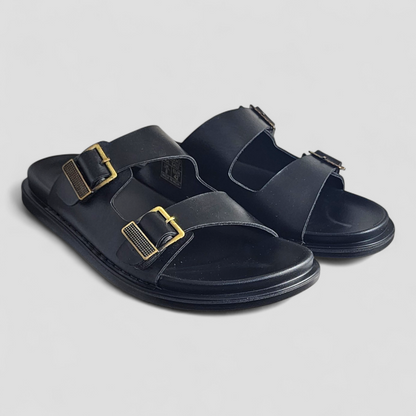 SKEROO 6402 BLACK Men's Leather Chapple
