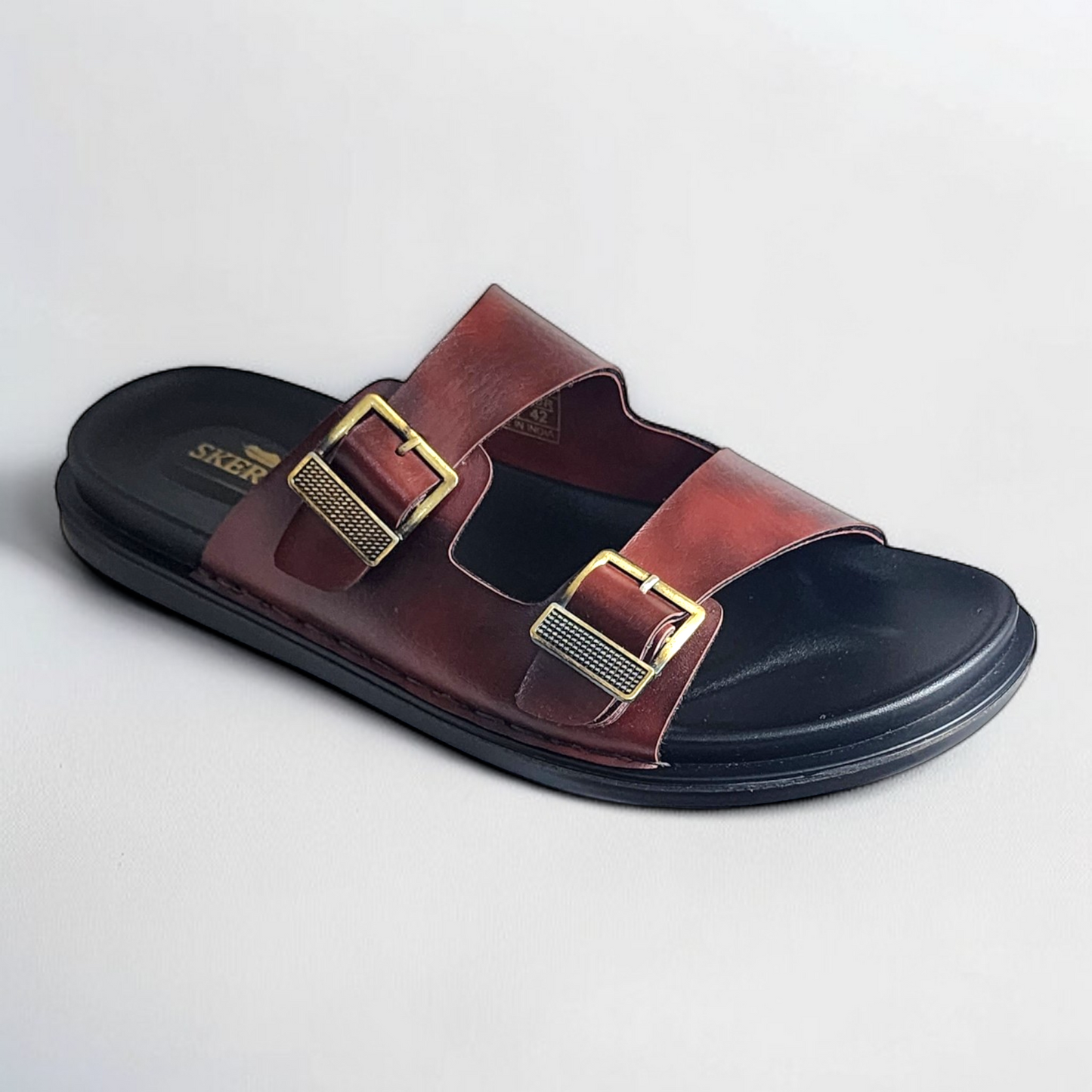 SKEROO 6402 BROWN Men's Leather Chapple