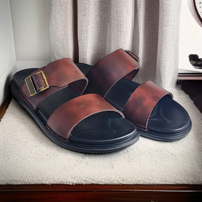 SKEROO 6409 BROWN Men's Leather Chapple