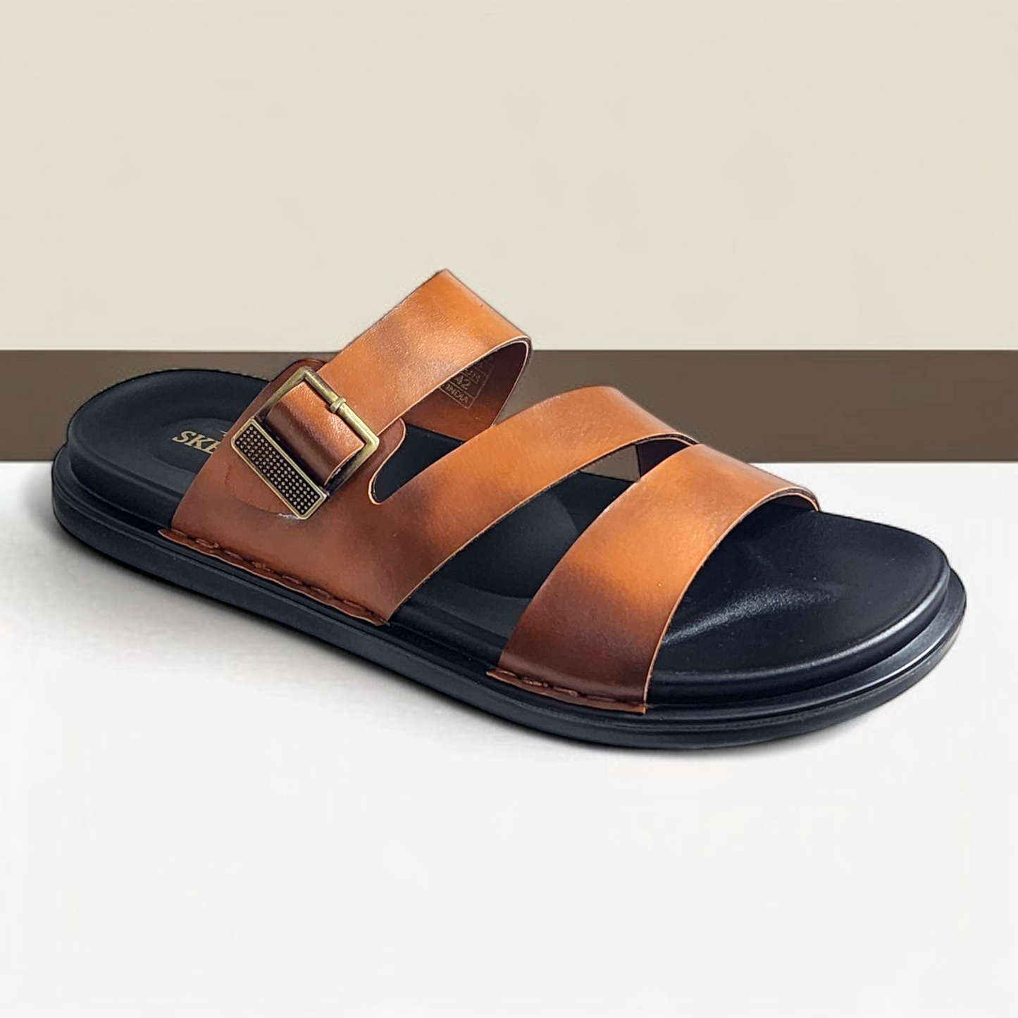 SKEROO 6404 TAN Men's Leather Chapple