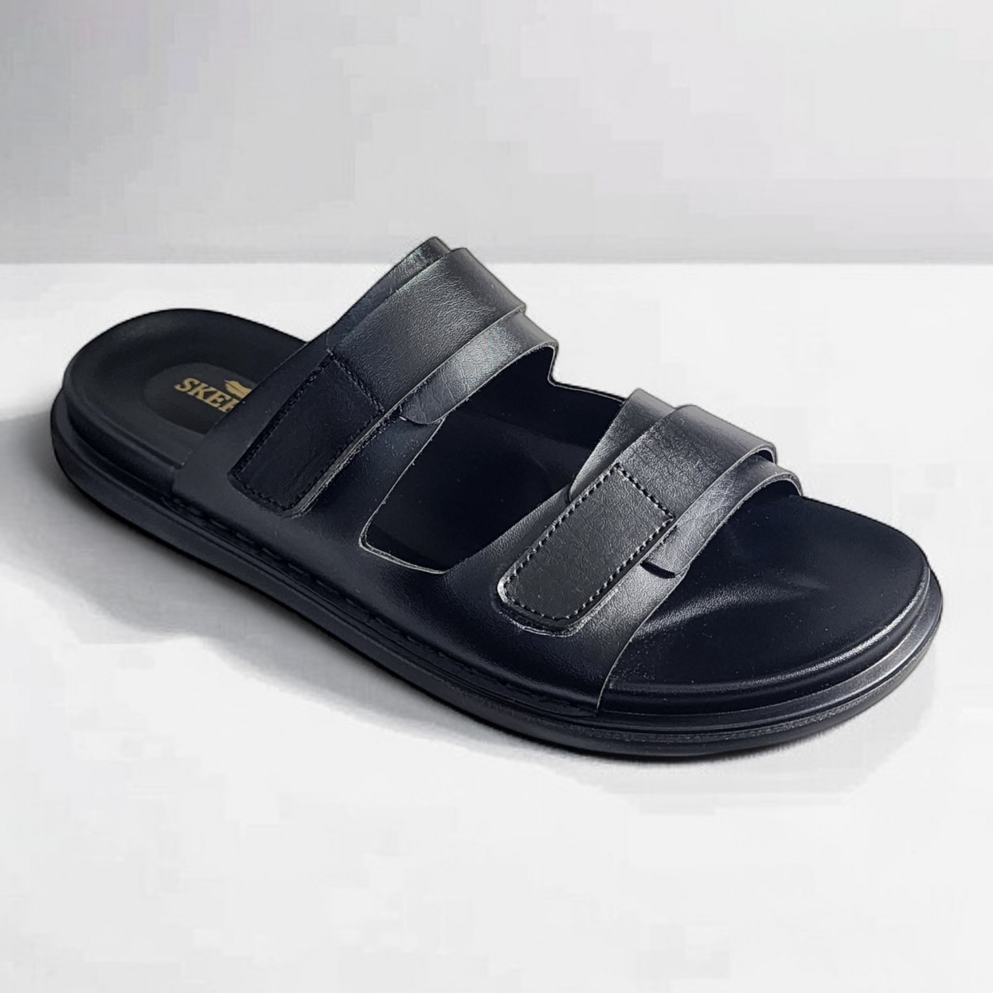 SKEROO 6406 BLACK Men's Leather Chapple – Citizen Footprints