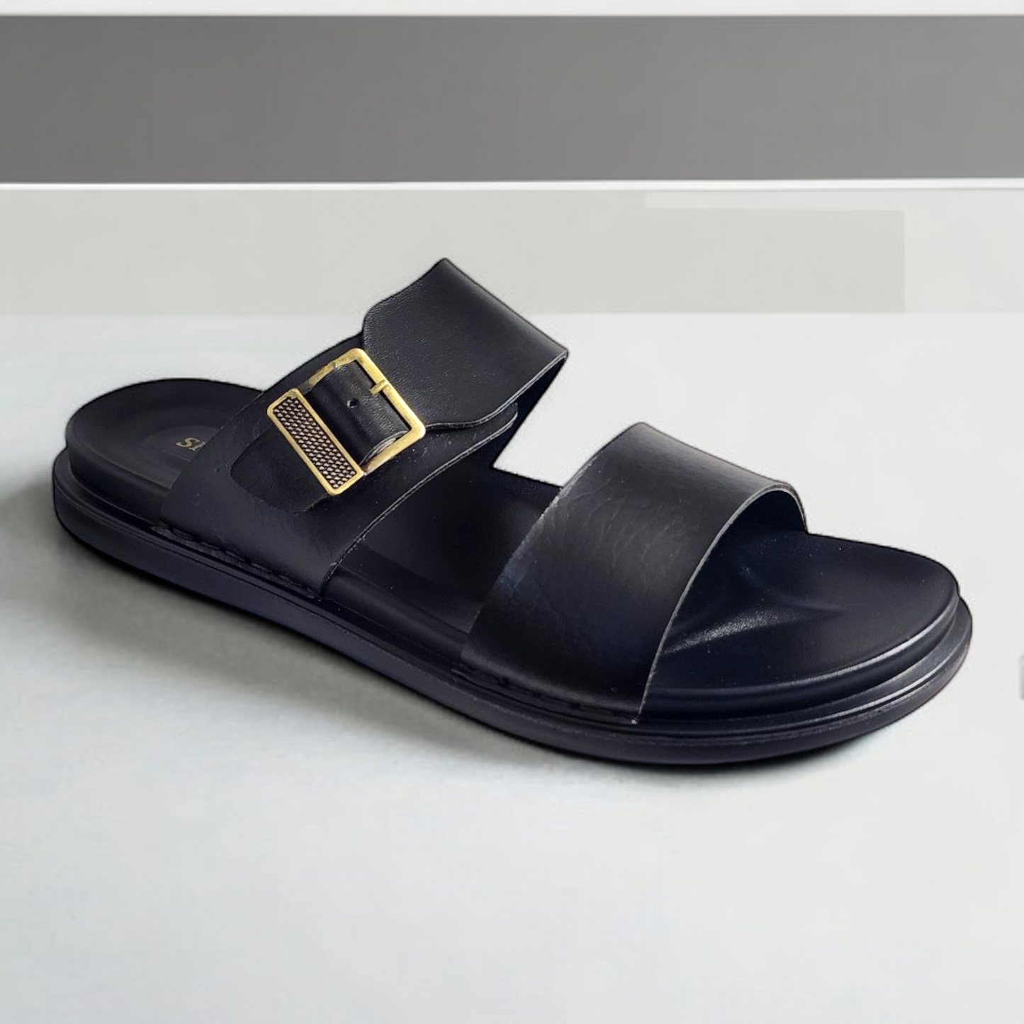 SKEROO 6409 BLACK Men's Leather Chapple