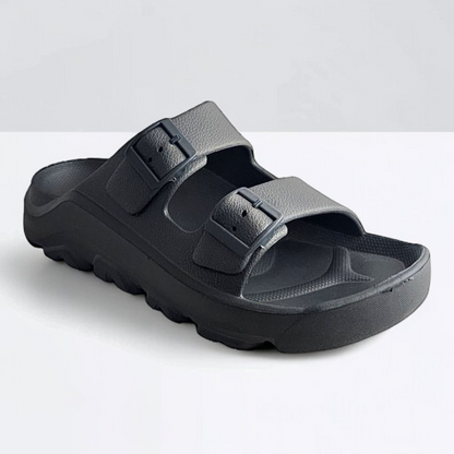 ALZADO DANIEL DARK GREY Men's Slides/Chapple/Slipper