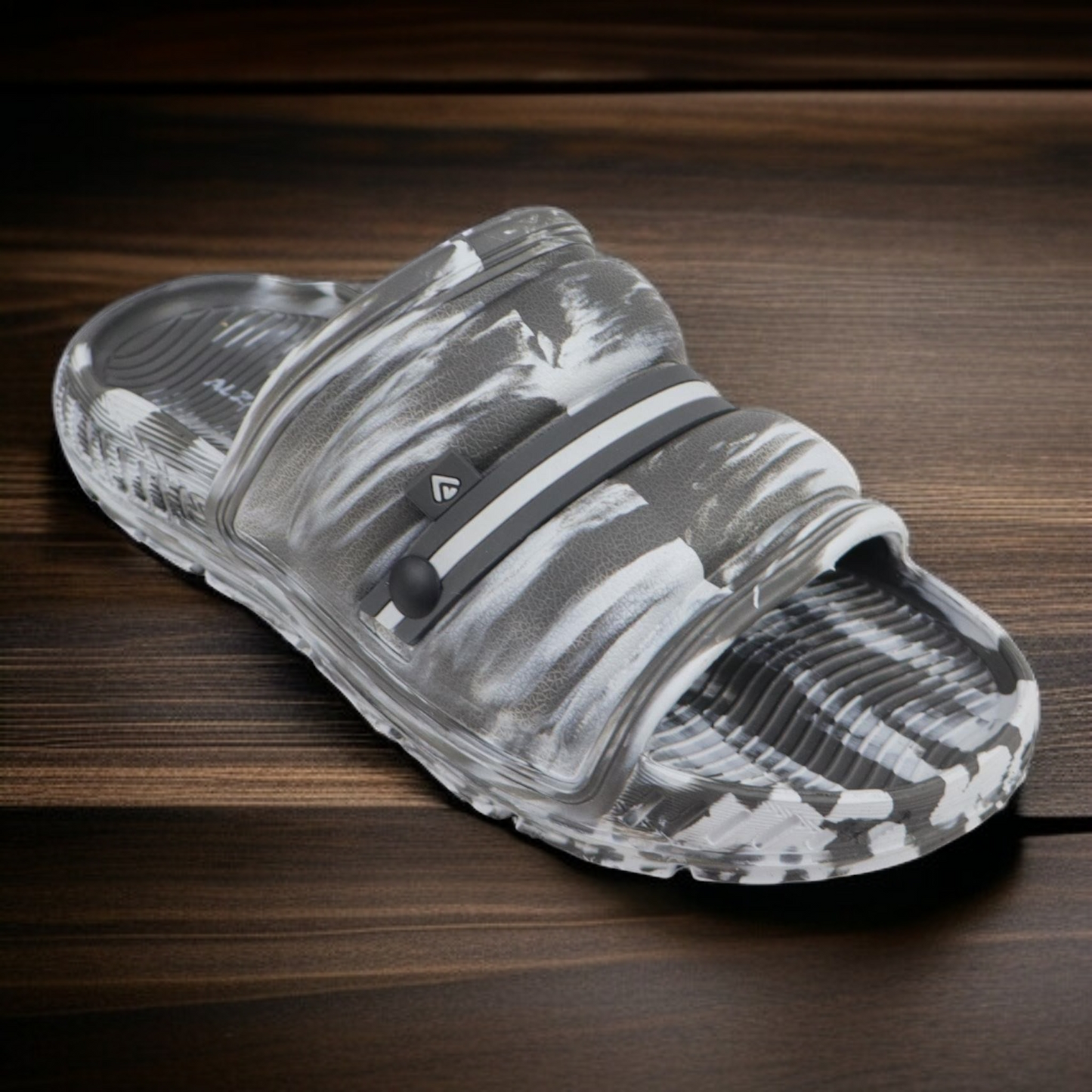 ALZADO DAVIS DARK GREY CAMO Men's Flip flops/Slides/Slippers