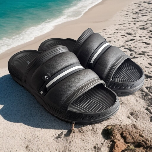 ALZADO FRED DARK GREY Men's Flip flops/Slides/Slippers