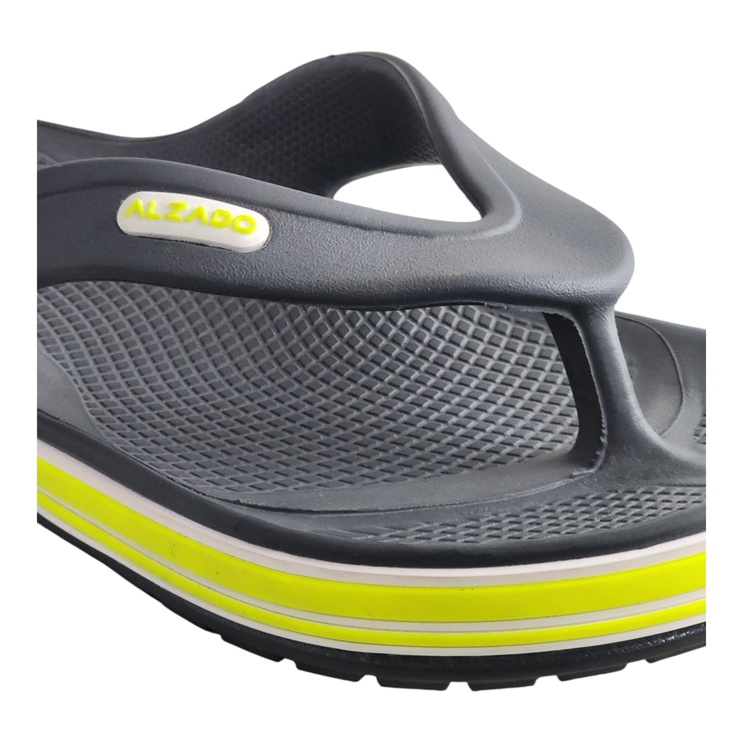 ALZADO JAMES DARK GREY Men's Slippers/Chapple/Flip flop