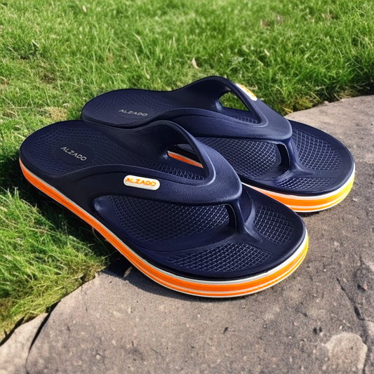 ALZADO JAMES NAVY Men's Slippers/Chapple/Flip flop