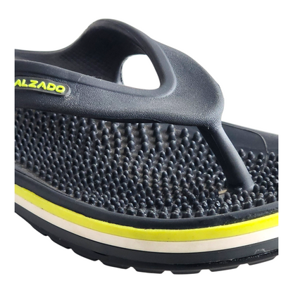ALZADO MIKE DARK GREY Men's Slippers/Chapple/Flip flop