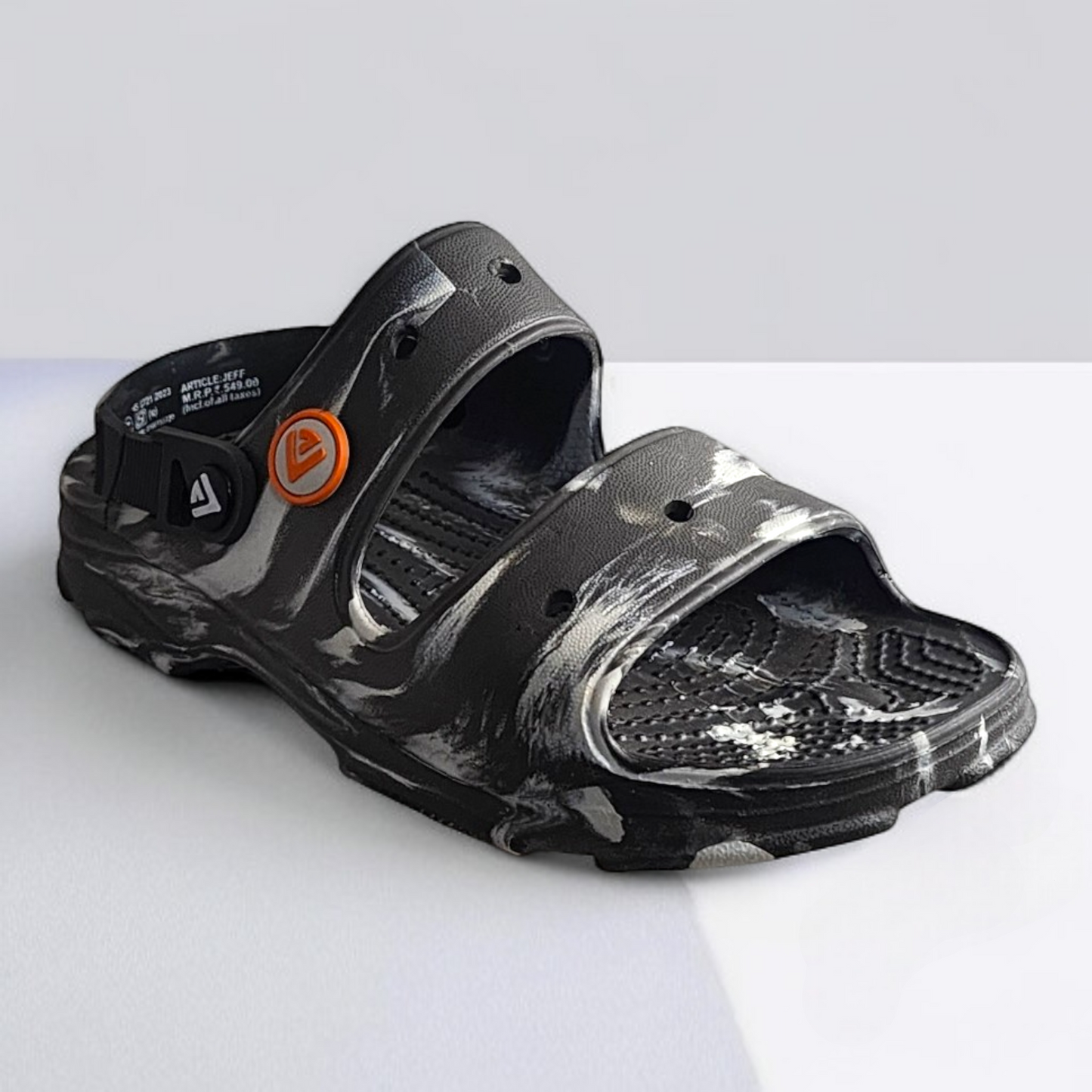 ALZADO JEFF DARK GREY Men's Sandals/Clogs