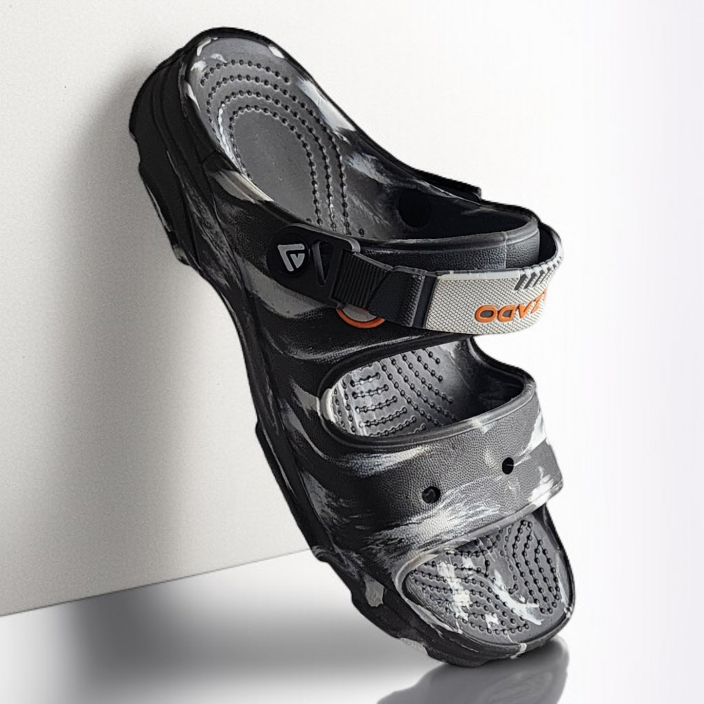 ALZADO JEFF DARK GREY Men's Sandals/Clogs