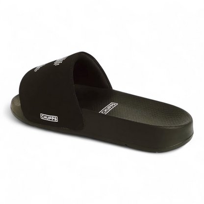 CHUPPS DOTFUSION BLACK Men's Flipflop/Slipper