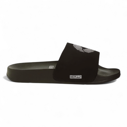 CHUPPS DOTFUSION BLACK Men's Flipflop/Slipper