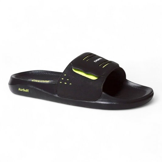 CHUPPS FLY BLACK Men's Flipflop/Slipper