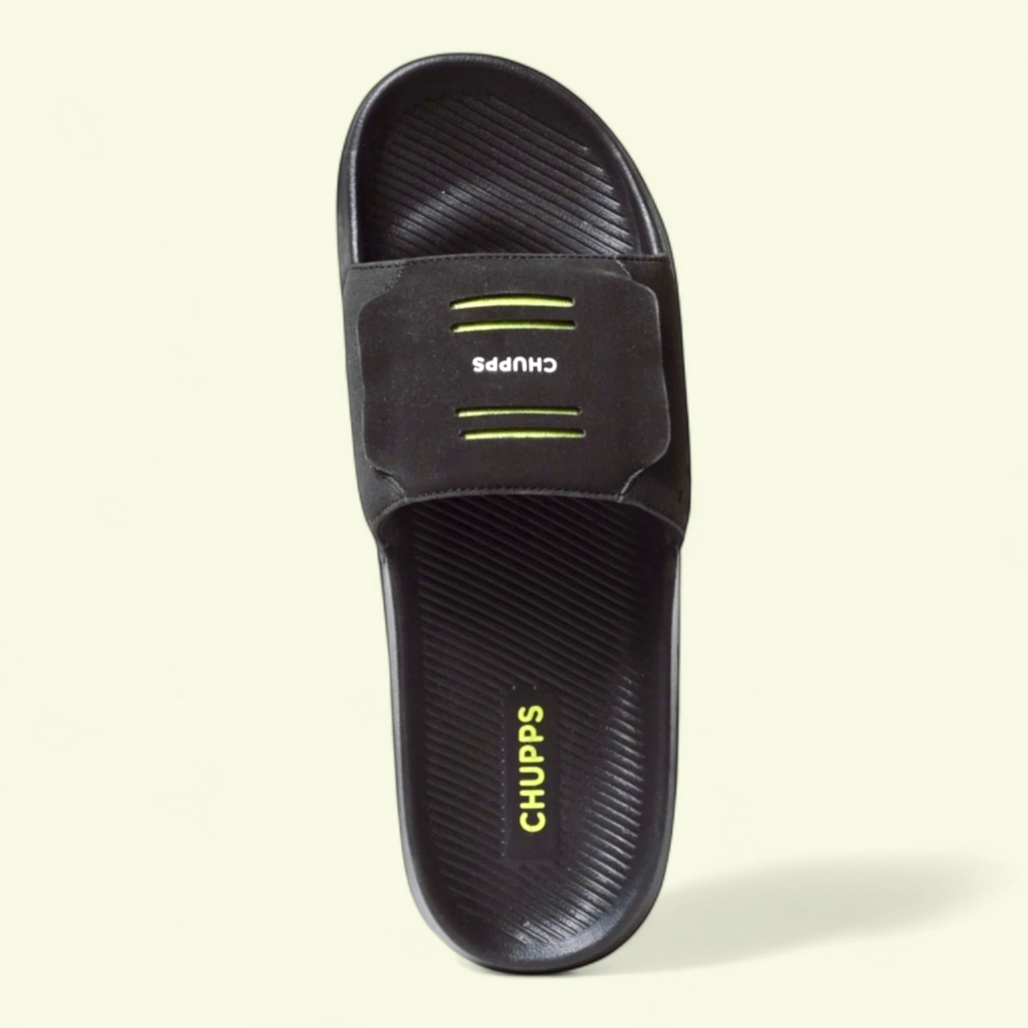 CHUPPS FLY BLACK Men's Flipflop/Slipper