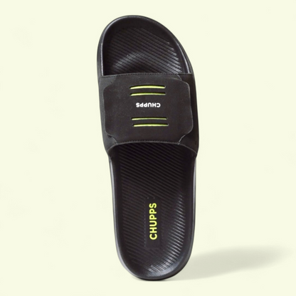 CHUPPS FLY BLACK Men's Flipflop/Slipper