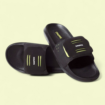 CHUPPS FLY BLACK Men's Flipflop/Slipper