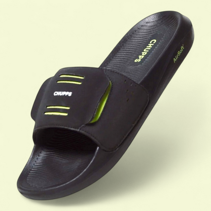 CHUPPS FLY BLACK Men's Flipflop/Slipper