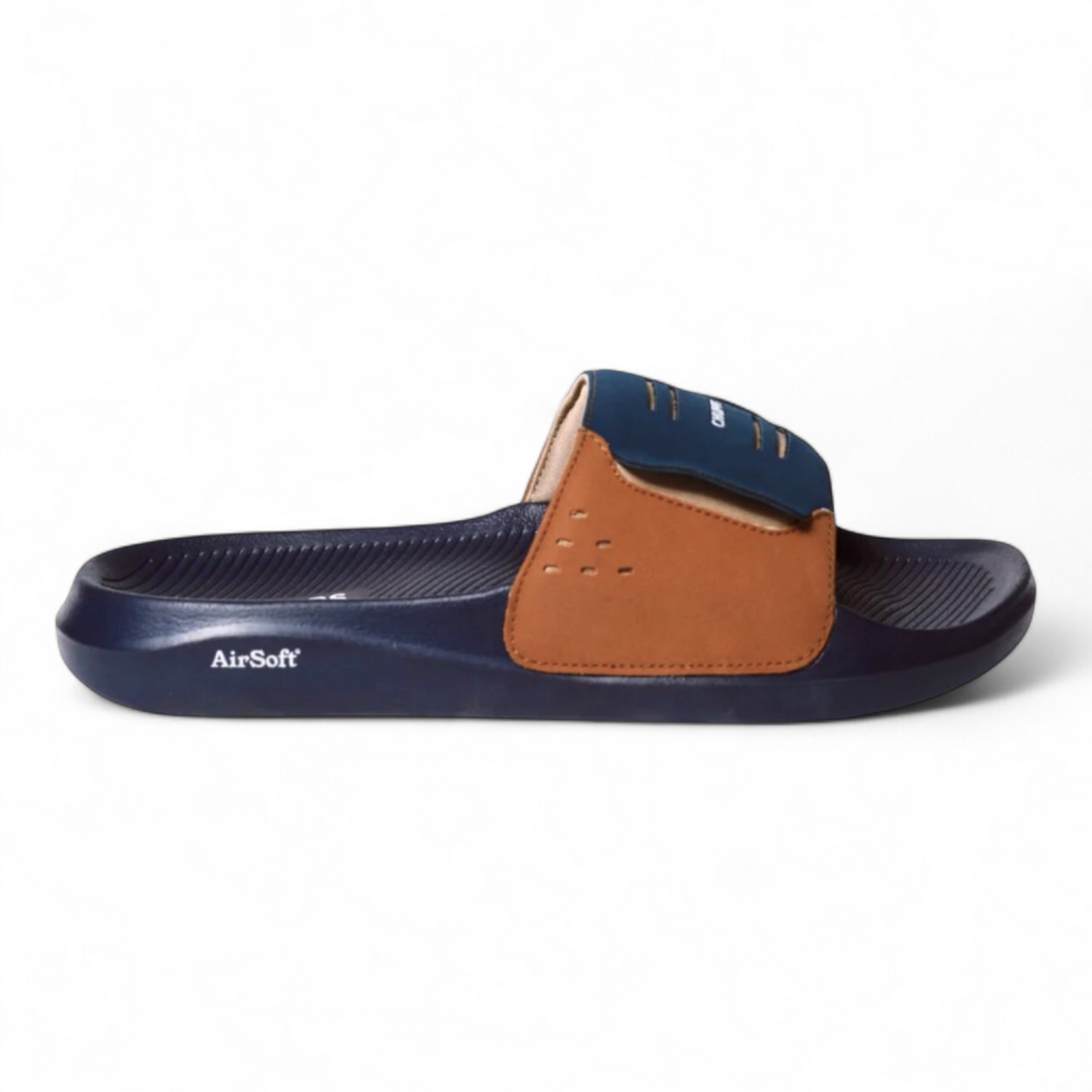 CHUPPS FLY MUSTARD/NAVY Men's Flipflop/Slipper