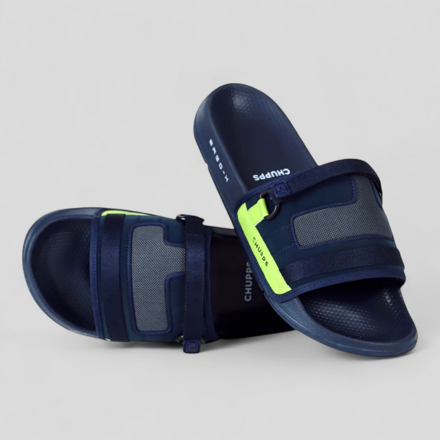 CHUPPS REBEL NAVY/NEON Men's Flipflop/Slipper