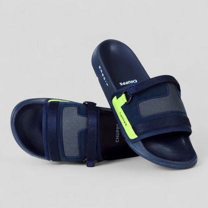CHUPPS REBEL NAVY/NEON Men's Flipflop/Slipper