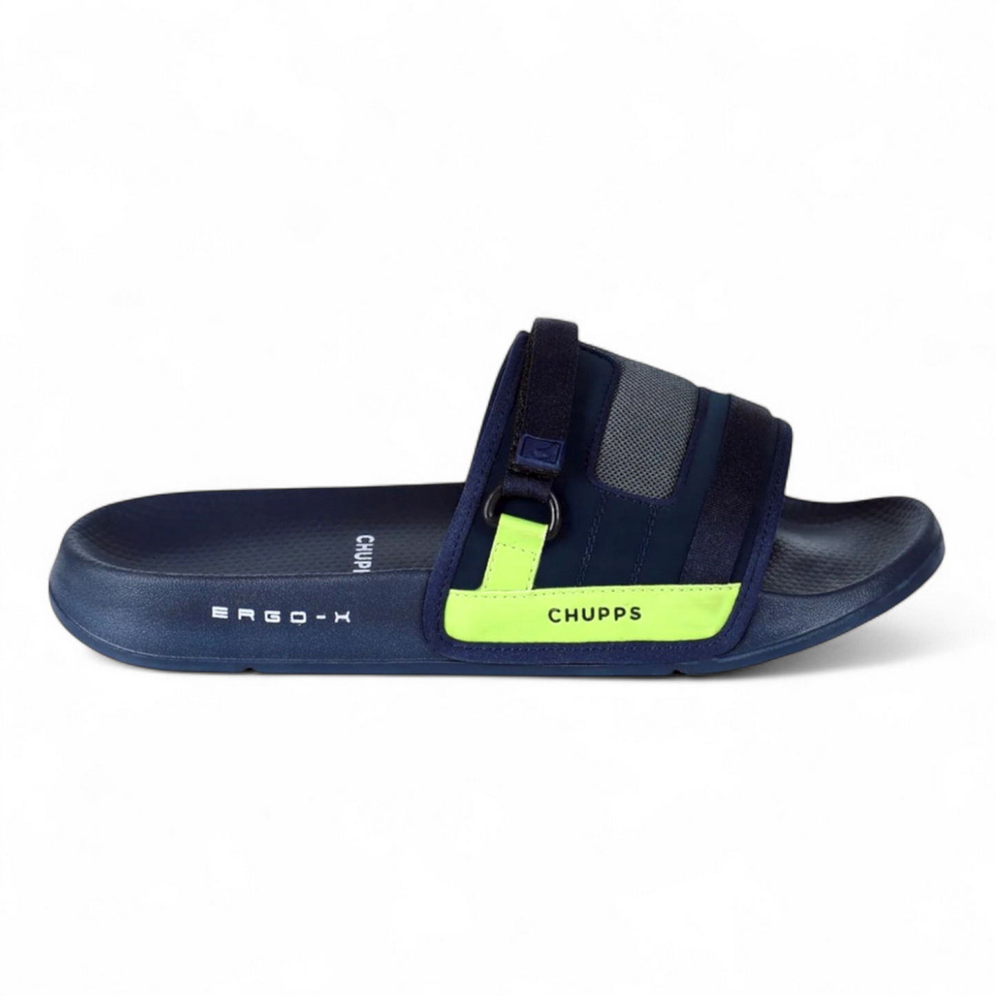 CHUPPS REBEL NAVY/NEON Men's Flipflop/Slipper